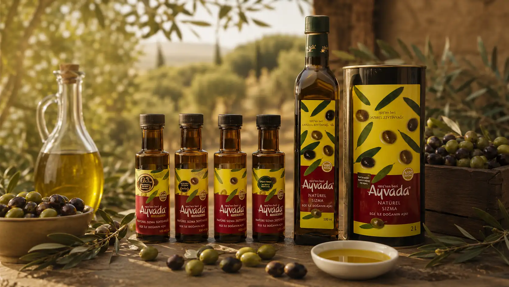Ayvada tek bahçe zeytinyağı üretim adımları