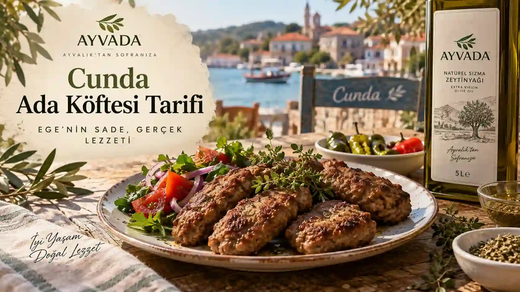 Ayvada Ayvalık Soğuk Sıkım Natürel Sızma Zeytinyağı 1 Lt