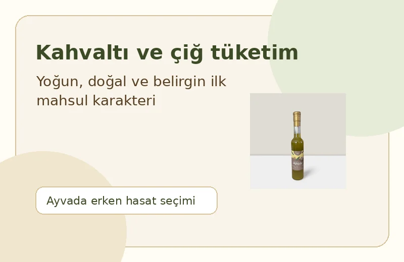 Ayvada filtresiz erken hasat zeytinyağı kahvaltı ve çiğ tüketim önerisi