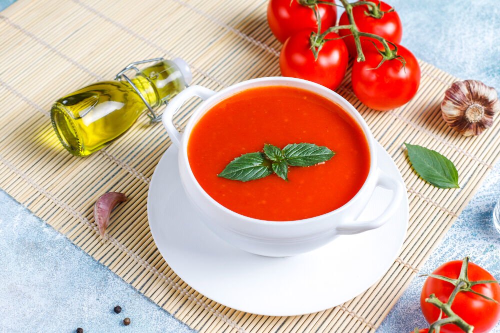 Annemin Zeytinyağlı Domates Çorbası Tarifi