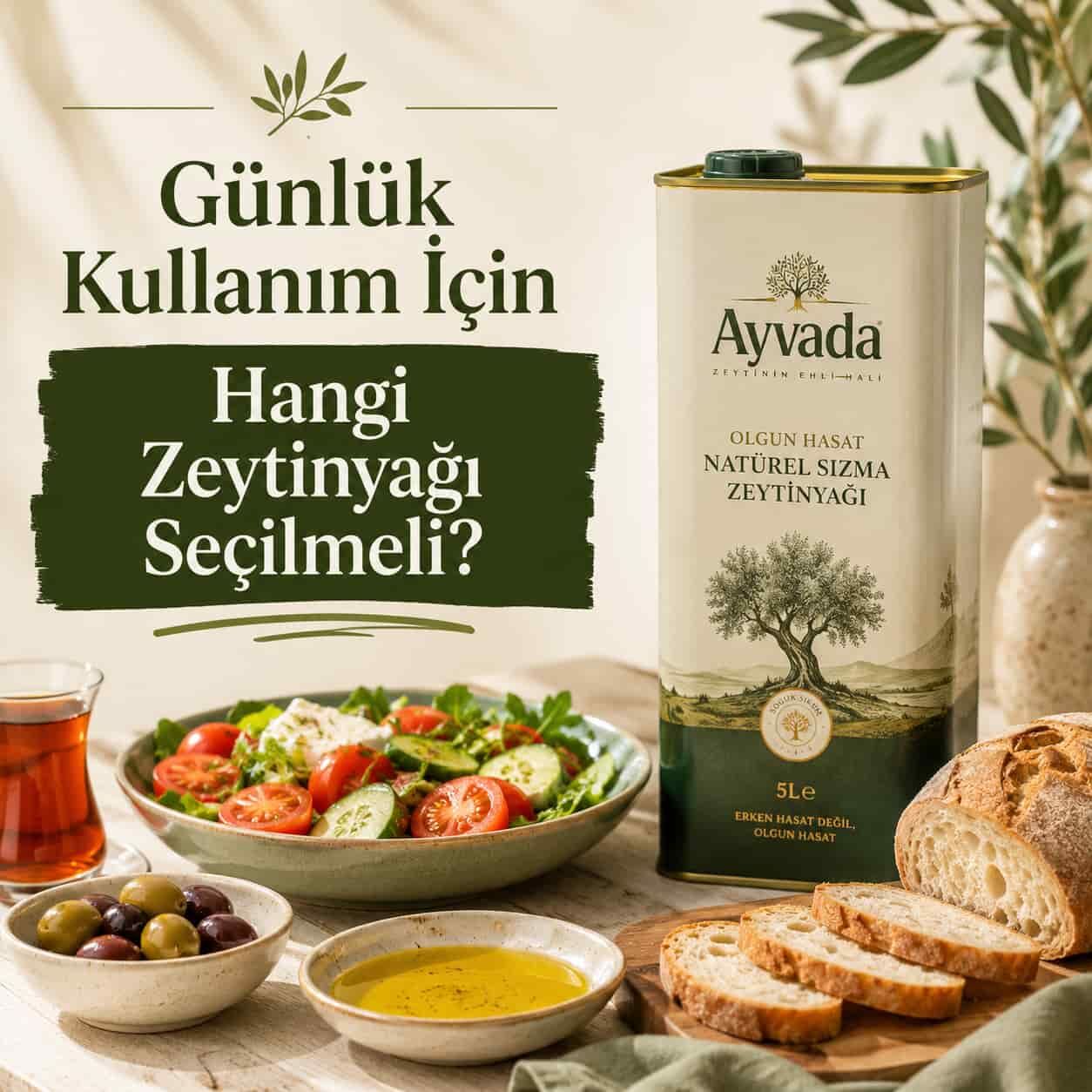 Günlük Kullanım İçin Zeytinyağı Nasıl Seçilir?