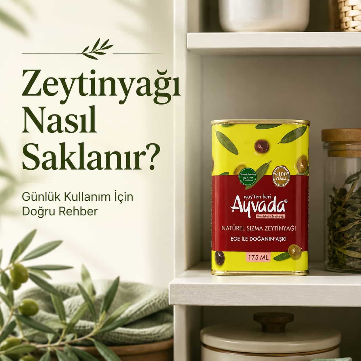 Zeytinyağı Nasıl Saklanır?
