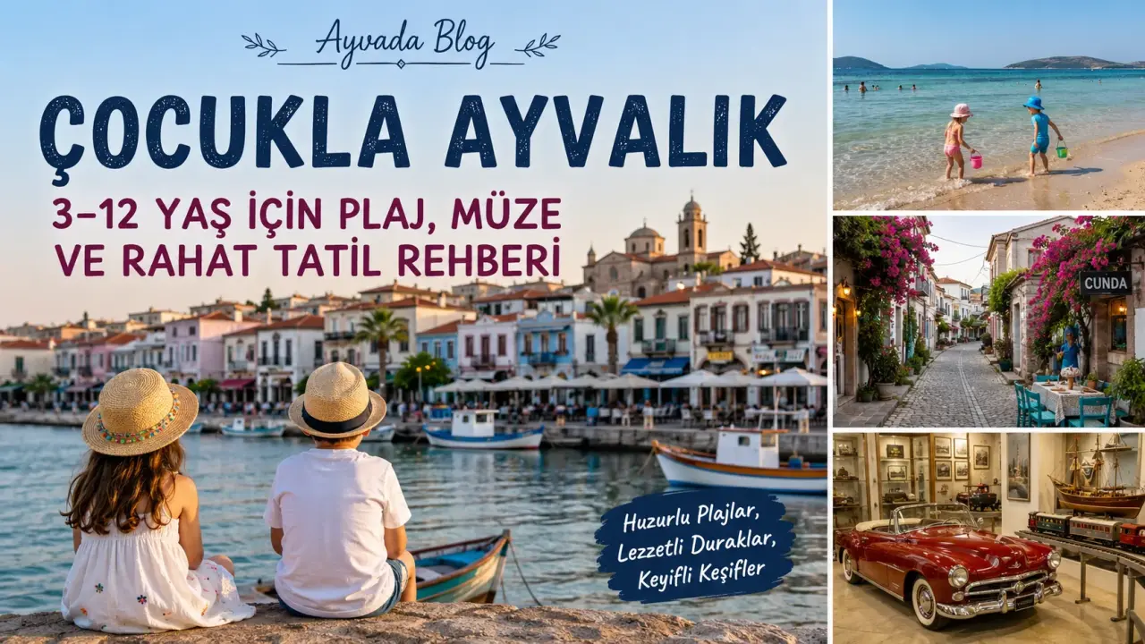 Çocukla Ayvalık: 3–12 Yaş İçin Plaj, Müze ve Rahat Tatil Rehberi