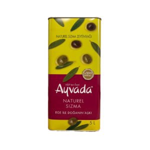 Ayvalık Soğuk Sıkım Natürel Sızma Zeytinyağı 5 Lt