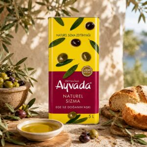 Ayvalık Soğuk Sıkım Natürel Sızma Zeytinyağı 5 Lt