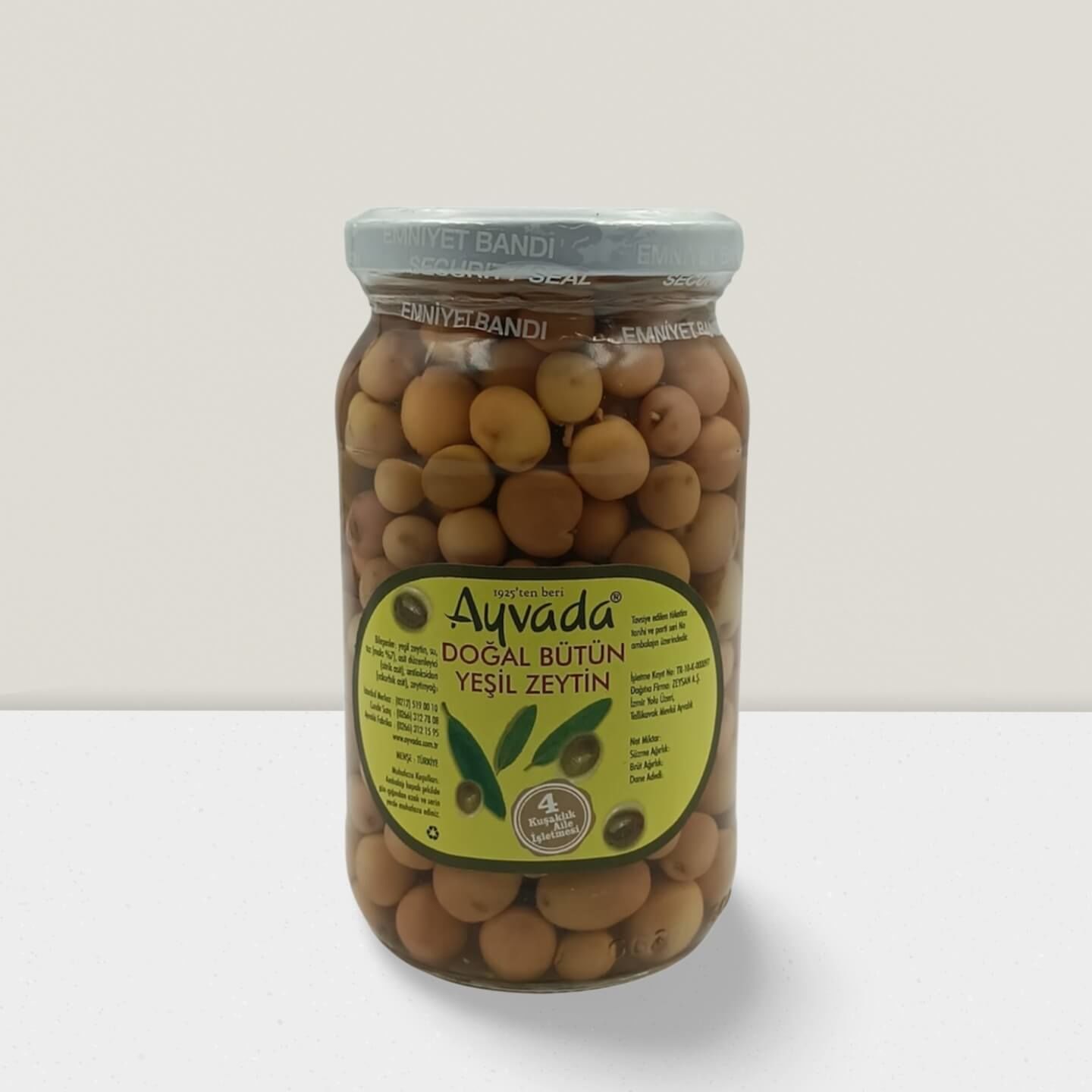 Natürel Zeytincik Yeşil Zeytin 370 g