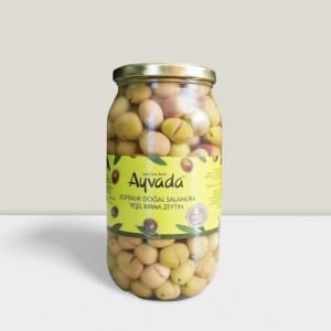 Ayvalık Yeşil Kırma Zeytin 1000Cc