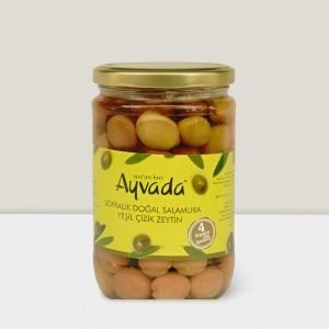 Ayvalık Natürel Yeşil Kırma Zeytin 660Cc