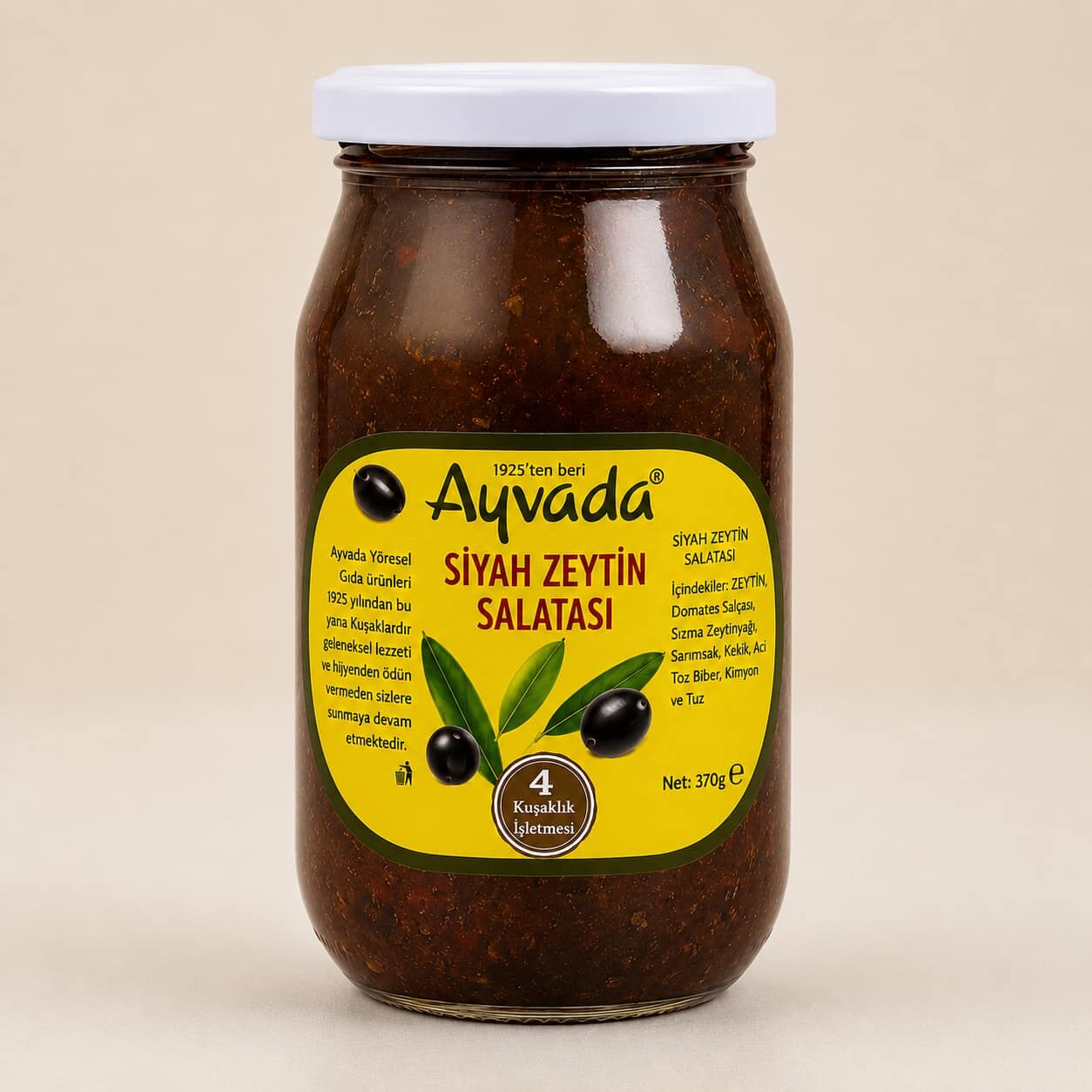 Siyah Zeytin Salatası 370 Gr
