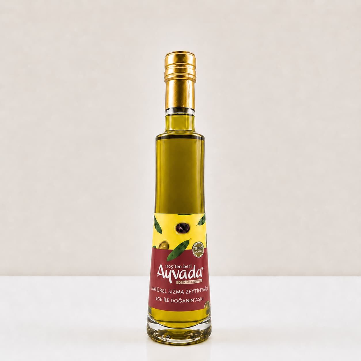 Ayvalık Erken Hasat Soğuk Sıkım Natürel Sızma Zeytinyağı 180 Ml