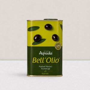 Ayvalık Soğuk Sıkım Natürel Birinci Zeytinyağı 500 ml Teneke