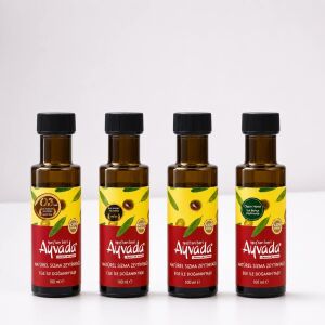 Ayvada Zeytinyağı Tadım Seti 4’lü – 100 ml Cam Şişe