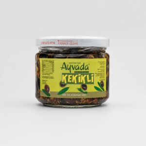 Kekikli Sarımsaklı Siyah Zeytin Tek Bahçe Ayvalık